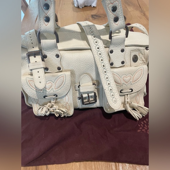 Mulberry Handbags - Mulberry Roxanne- Vintage Off white Leather Bag